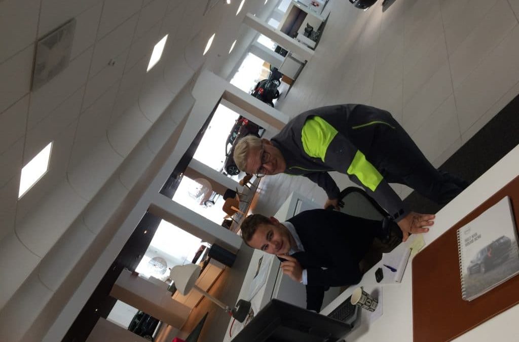 Meeting with our new sponsor